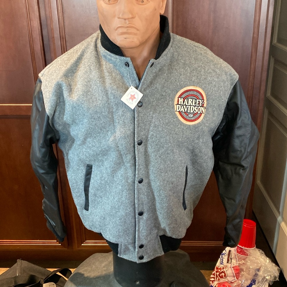Vintage Men’s Harley Davidson Shrine Edition Varsity Jacket